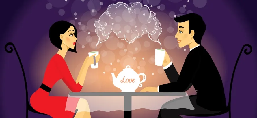 Soiree speed dating - celibataires en conversation lors d'un evenement de rencontre rapide