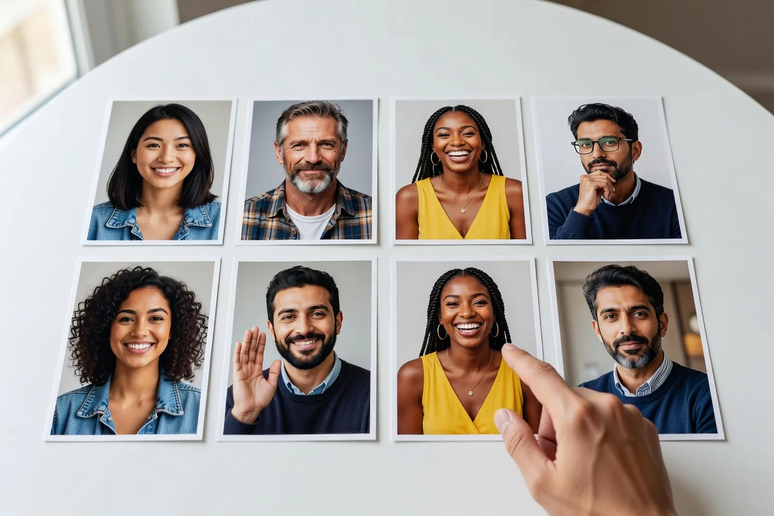 Sélection de photos pour un profil de rencontre - portrait, plan en pied et photo d'activité