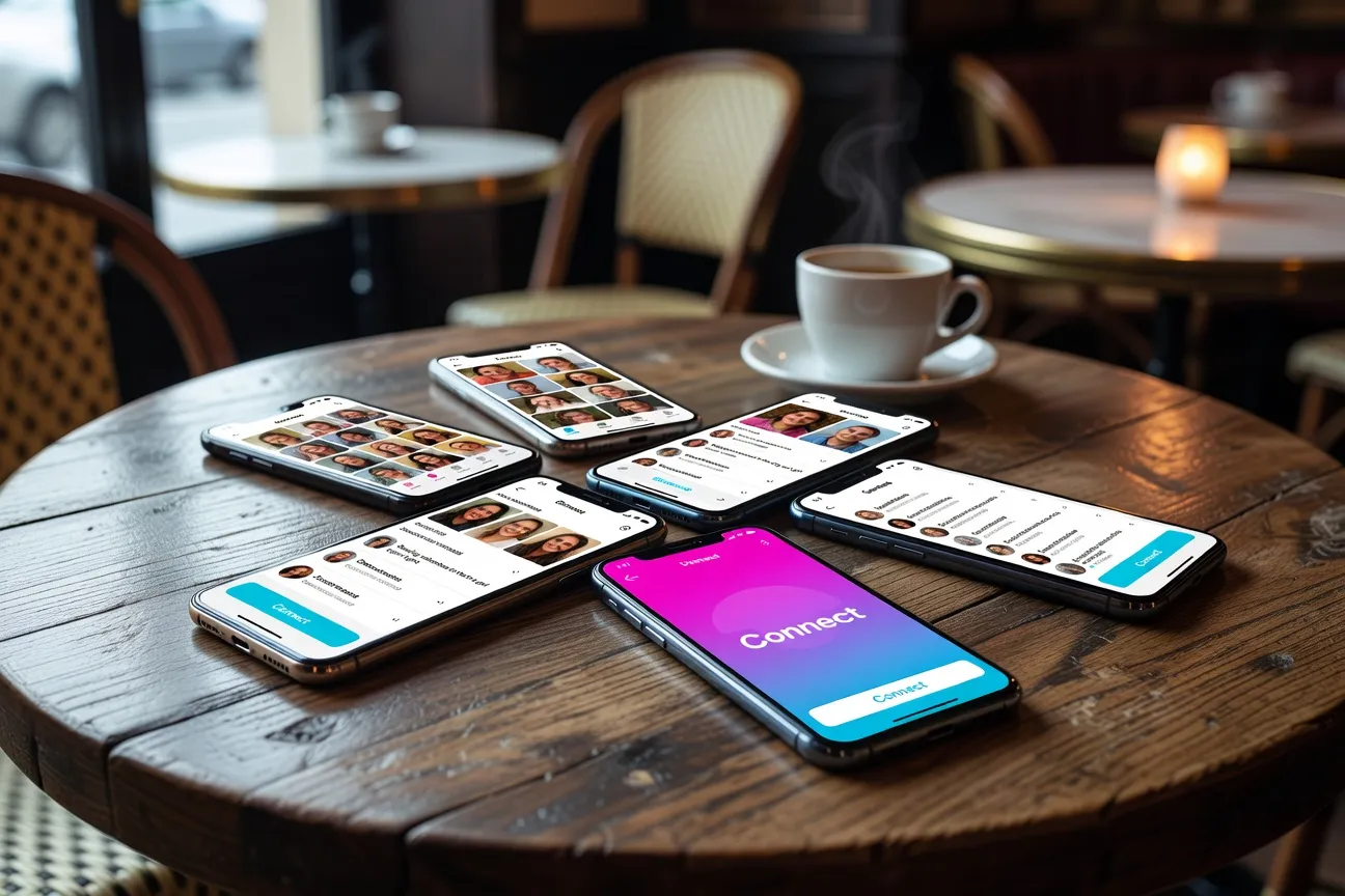 Top meilleures applications de rencontre 2026 en France - comparatif Tinder Meetic Bumble